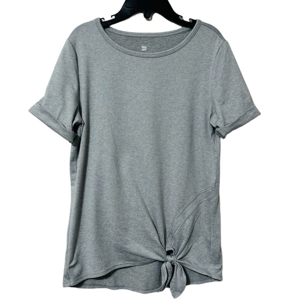 All In Motion Girls Size Medium Gray Short Sleeve Shirt